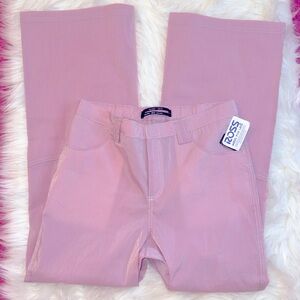 Silence + Noise Pink Flare Pants
